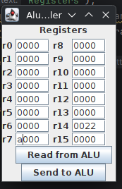 ui for setting registers