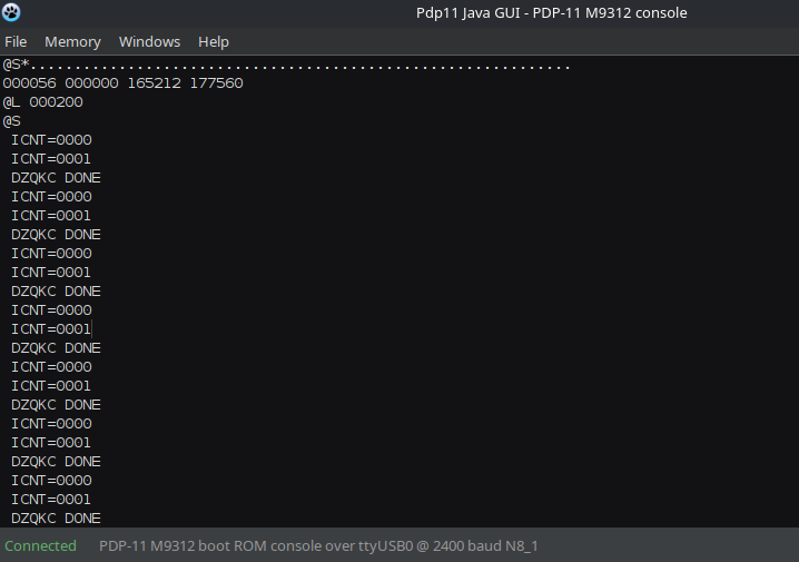 xxdp second round of tests with a newer version of zqkc