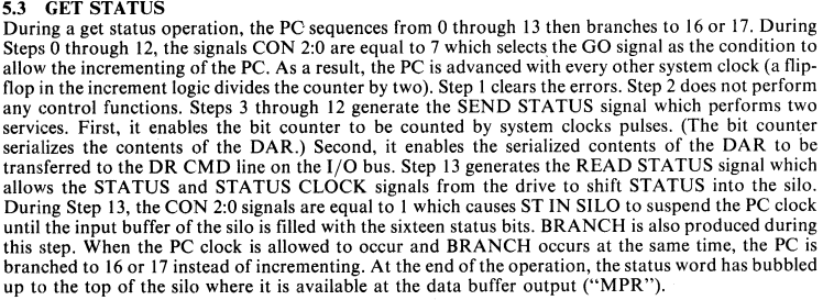 tech guide get status explanation