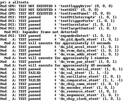 The initial set of errors on the board